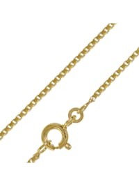 Halskette 333 Gold Venezia für Damen und Herren, Breite 1,2 mm