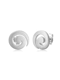 Ohrringe Spirale Swirl Basic Ohrstecker 925 Sterling Silber