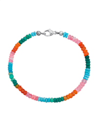 Bracelet d'opales multicolores