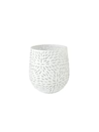 Vase White Carved