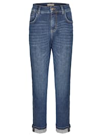 Jeans 'Darleen Crop TU Glamour' mit Glitzerdetails