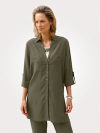 Longline blouse in a lightweight design