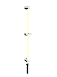 LED tyč do sprchy, 94 cm