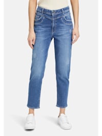 High Waisted-Jeans im Destroyed-Look