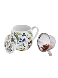 Mug My favourite tea - Berry, avec filtre à thé et couvercle