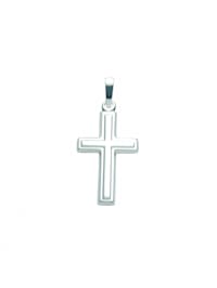 925 Silber Kreuz Anhänger - Set mit Halskette