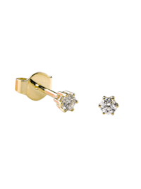Brillant-Ohrringe 585 Gold Diamanten 0,15 Karat