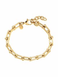 Armband für Damen, Stainless Steel IP Gold, Fantasiekette 19+3 cm "Link" von NOELANI