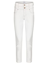 High-waist-Jeans 'Ornella Button' mit Doppelknopfverschluss