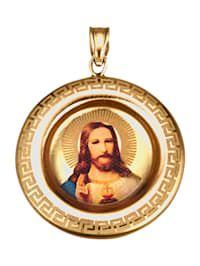 Pendentif Christ en or jaune 375