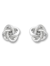 Ohrringe / Ohrstecker Knoten aus 925 Silber