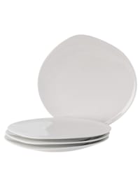 Set van 4 platte borden