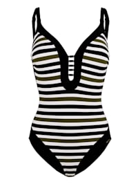 Swimsuit in a ribbed fabric