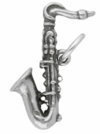 925 Silber Anhänger Saxophon