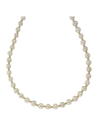 Halskette 375/- Gold weiß 45cm Glänzend