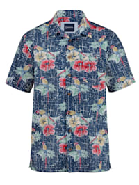 Overhemd Hawai van zuiver katoen