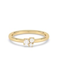 Ring 585/- Gold Diamant weiß Glänzend 0,16ct