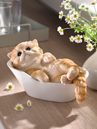 Kat in badkuip