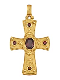 Byzanz-Kreuz-Anhänger in Silber 925, vergoldet