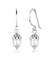 Ohrringe Haselnuss Wiesn Tracht 925 Sterling Silber