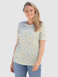 T-shirt à motif floral
