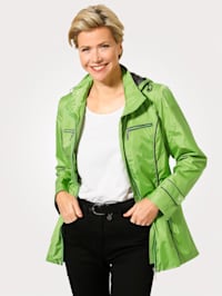 Jacket with chic contrast piping