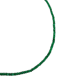 Halskette aus Smaragd in Silber 925