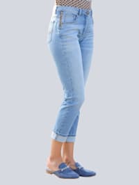 Jeans med kortere benlengde