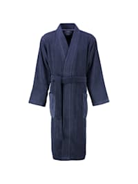 Bademantel Herren Kimono 1647 Blau - 175