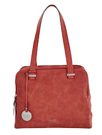 Handbag with stylish cutout detailing