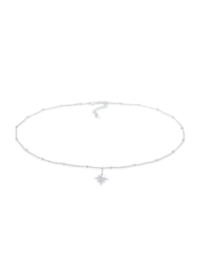 Halskette Choker Stern Astro Kristalle 925 Silber