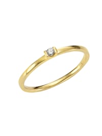 Ring 585/- Gold Brillant weiß Brillant Glänzend 0,04ct.