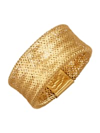 Mesh-Ring in Gelbgold 585