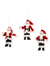 Set van 3 hangers Kerstman
