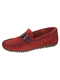 Moccasins made from leather and suede