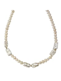 Halskette 585/- Gold weiß 45cm Glänzend