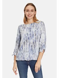 Casual-Bluse mit Muster Muster