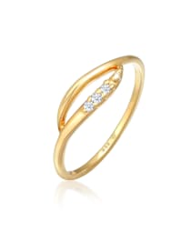 Ring Diamant Elegant Stylish 0.045 Ct. 585 Gelbgold