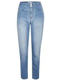 Straight-Jeans 'Holly' mit Ziernähten