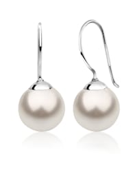 Ohrringe Ohrhänger Synthetische Perle 925Er Silber