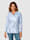 Paola Sweatshirt mit allover Blumendruck, Hellblau