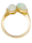Damenring mit Kristallopal in Gelbgold 585