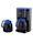 Korona Cafetière thermos 10314 par lot exclusif avec 2 thermos, noir/bleu, Noir/Bleu