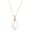 Elli DIAMONDS Halskette Süßwasserzuchtperle Diamant (0.05 Ct) 585 Gelbgold, Weiß