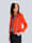 Alba Moda Blazer in angesagter Bikerform, Orange