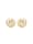 Ohrringe Stecker Spirale Diamanten (0.03 Ct) 585Er Gelbgold