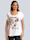 Marc Aurel Shirt mit Druckmotiv und besetzten Steinchen, Weiß