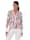 AMY VERMONT Bluse mit effektvollem Print, Rosé/Schwarz