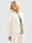 Laura Kent Prešívaná bunda s krásnym prešívaním, Prírodná biela