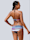 Bikini avec fronces au haut de coupe bandeau